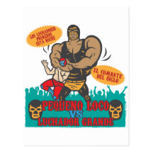 Luchador Noche Postkarten