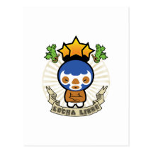 Luchadore Postkarte
