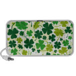 Lucky Floral Clovers Travel Speaker