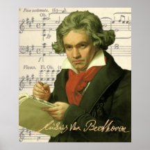 Ludwig van Beethoven Poster