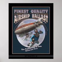 Luftschiff-Ballastplakat (16x20")
