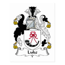 Luke-Familienwappen Postkarten