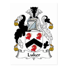 Luker Familienwappen Postkarte