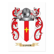 Luker Wappen (Familienwappen) Postkarte
