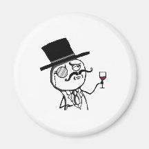 Lulzsec Monocle-Typ Kühlschrankmagnete
