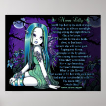Luna-Mond Lilly Goth Myka Jelina feenhaftes Gedich