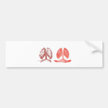 Lunge der Welt! Auto Sticker