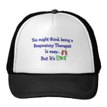 Lustige Atmungstherapie-Geschenke Baseballcaps