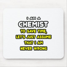 Lustige Chemiker-T-Shirts und Geschenke Mousepad