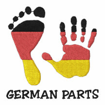 Lustige deutsche Teile gestickt Bestickte Polos