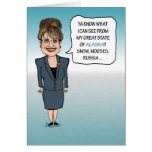 Lustige Geburtstagskarte Sarahs Palin