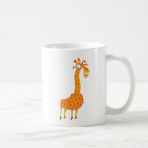 Lustige Giraffe Kaffee Haferl