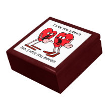 lustige i-Liebe Sie Geschenkboxen