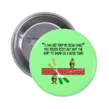Lustige irische Kobolde Buttons