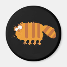 Lustige Katze Kühlschrankmagnet