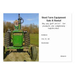 Lustige/niedliche benutzte landwirtschaftliche Mas Visitenkarte