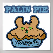 Lustige Palin (Elch-Beere) Torte Plakatdruck