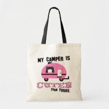 Lustige Retro Camper-Taschen-Tasche
