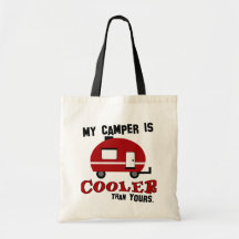 Lustige Retro Camper-Taschen-Tasche