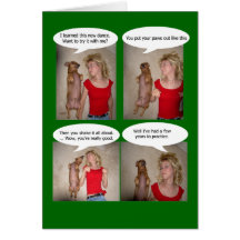 Lustige Weihnachtskarte
