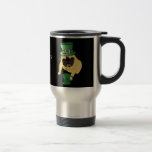 Lustigen St Patrick irischer Mops Kaffeetassen