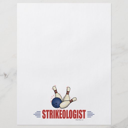 Lustiger Bowling Personalisierte Flyer