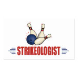 Lustiger Bowling Visitenkarte