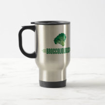 Lustiger Brokkoli Kaffee Haferl