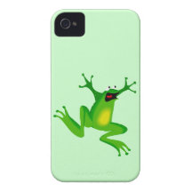 Lustiger Cartoon-springender Frosch TieriPhone Fal iPhone 4 Cover
