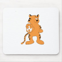 Lustiger Cartoon-Tiger Mauspads