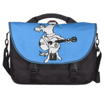 Lustiger Cartoonhund Laptop Tasche