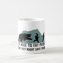Lustiger fetter Witz Kaffeetasse