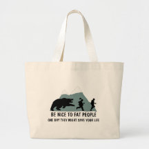 Lustiger fetter Witz Tasche