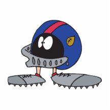 lustiger Fußballsturzhelm-Cartooncharakter Photoskulpturen