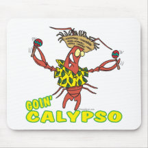 lustiger Hummer goin Kalypsos mit maracas Mauspads