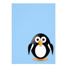 Lustiger Pinguin Individuelle Ankündigskarten