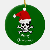 Lustiger Piraten-frohe Weihnachten grüßenArrrgh ka Ornamente