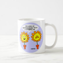 Lustiger Schnurrbart-Cartoon-Geschenk-Becher Tee Tasse