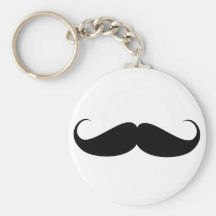 lustiger Schnurrbart des Vintagen Symbols des Schn Schlüsselanhänger