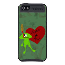 Lustiger Valentinsgruß-Frosch iPhone 5 Skinit Fall