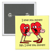 Lustiger Valentinstag Buttons