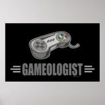 Lustiger VideoGamer Posterdrucke
