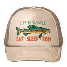 Lustiges Fischen-Sprichwort Retrokappe