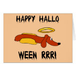 Lustiges Halloween Karte