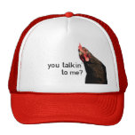 Lustiges Haltungs-Huhn - Sie talkin zu mir? Baseball Mütze