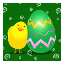 Lustiges Küken Ostern, Einladung