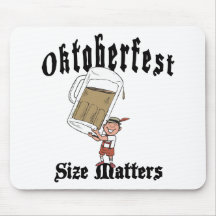 Lustiges Oktoberfest Trinken Mousepad