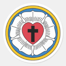 Lutherisches Wappen Aufkleber