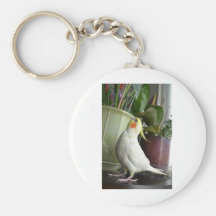 Lutino Cockatiel Schlüsselband