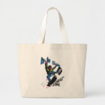 Luvin Livin Snowboarder-grafische Strand-Art-Tasch